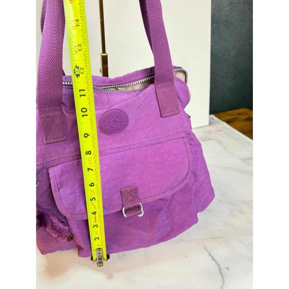PURPLE Kipling Nicolette Crossbody bag/tote EUC - excellent condition - Picture 9 of 9